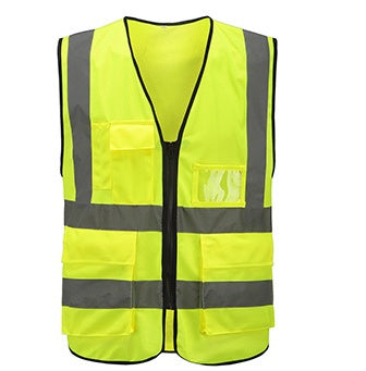 Direct reflective vest multi-pocket reflective vest