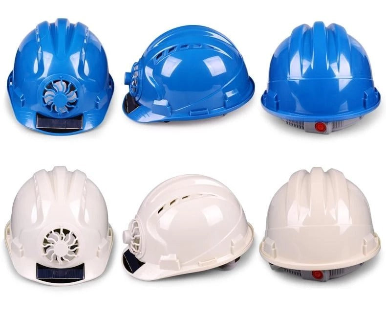 Lightweight Outdoor helmet with fan blades