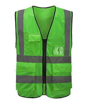 Direct reflective vest multi-pocket reflective vest
